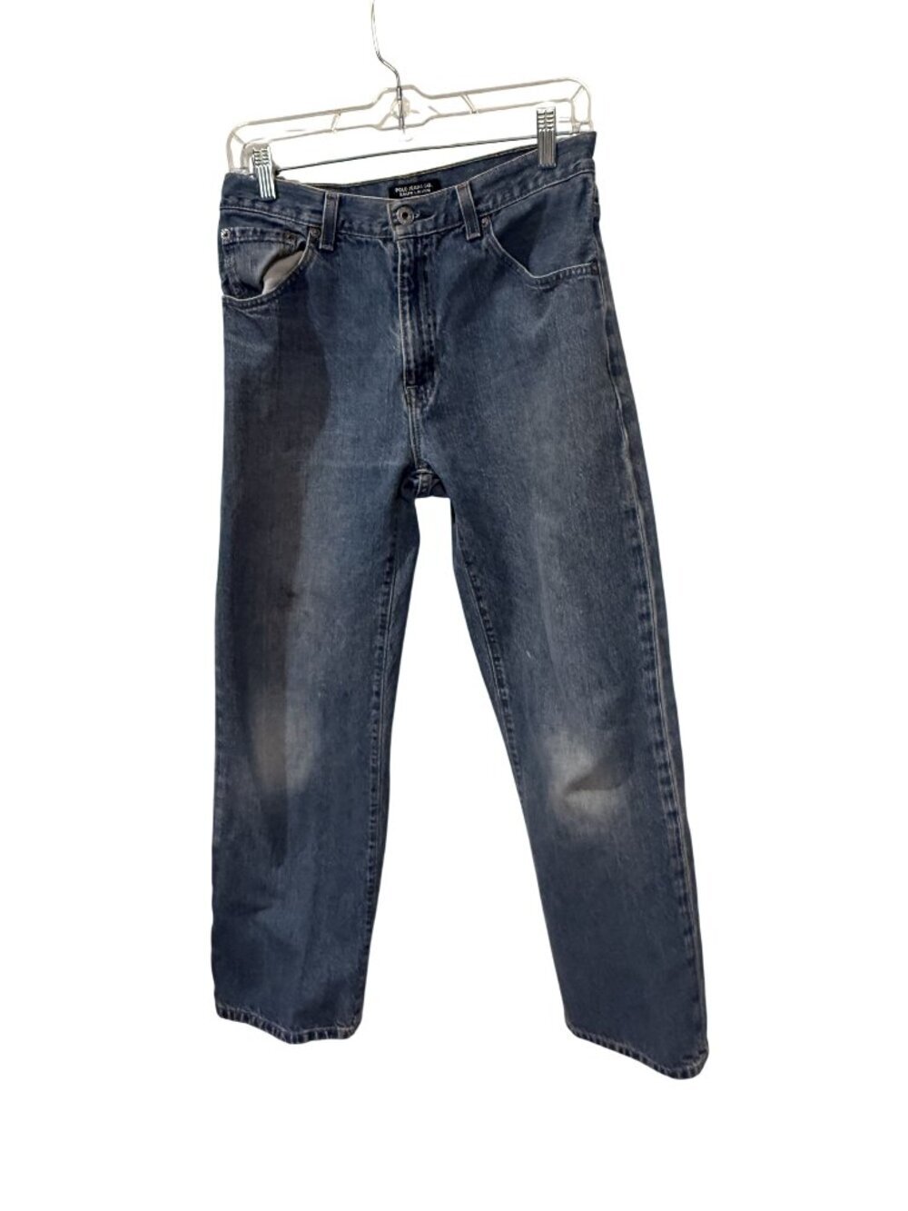 Polo Jeans Co. Ralph Lauren Boys 18 Relaxed Fit Blue Denim Jeans Classic